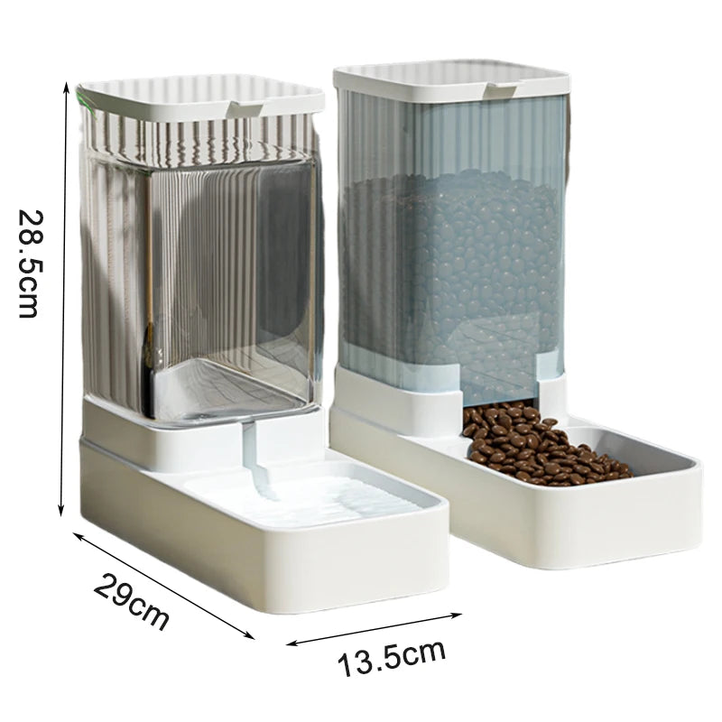 Automatic Pet Feeder & Water Dispenser (Large Capacity)