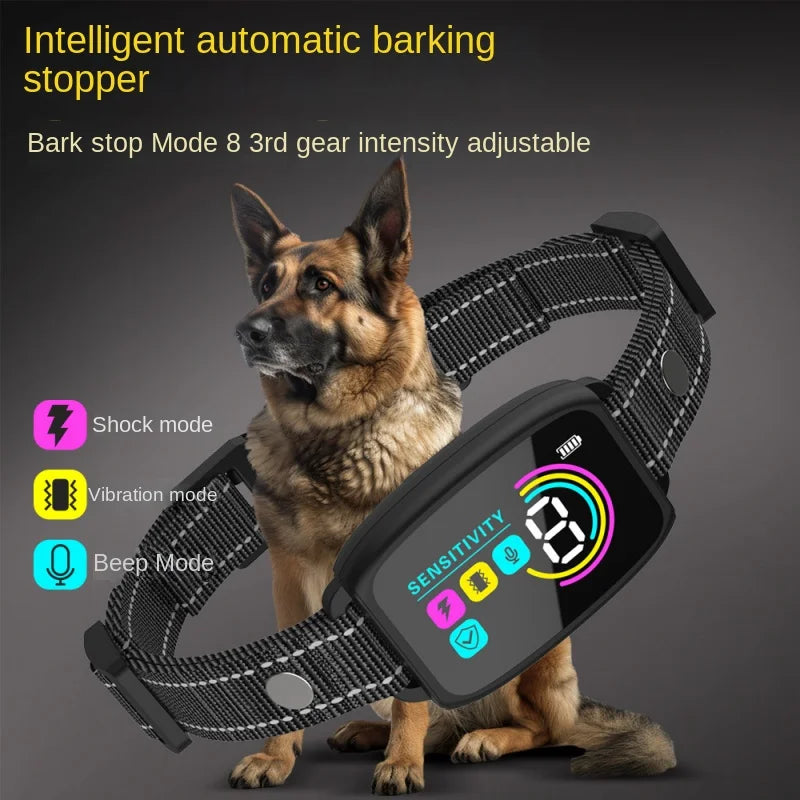 Smart Anti-Bark Dog Collar – Automatic Training Device, Waterproof
