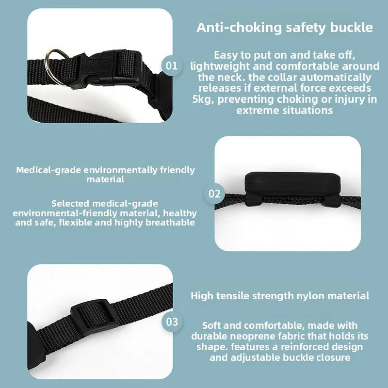 Remote GPS Pet Tracker – Waterproof Real-Time Anti-Lost Collar