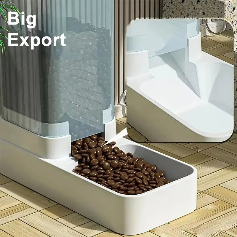 Automatic Pet Feeder & Water Dispenser (Large Capacity)