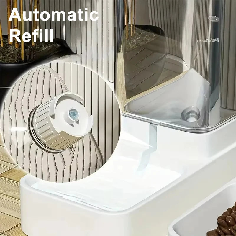 Automatic Pet Feeder & Water Dispenser (Large Capacity)